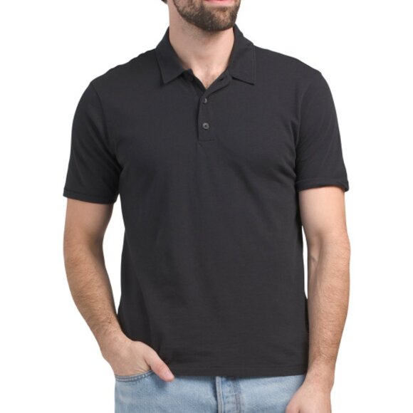 RAG & BONE Classic Slub Jersey Polo - Picture 2 of 3